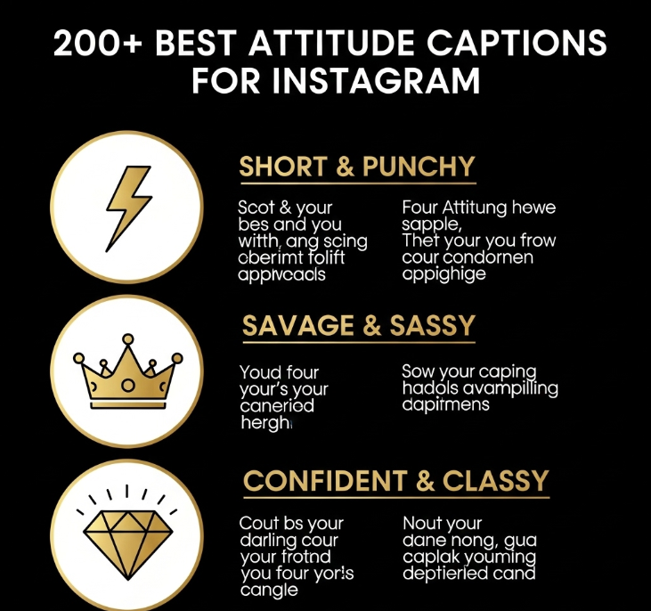 200+ Best Attitude Captions for Instagram to Match Every Mood