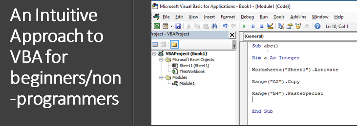 Understanding Visual BASIC For Applications (VBA): An Intuitive ...