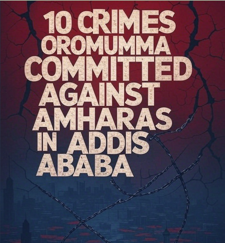 10 Crimes Oromumma Committed Against Amharas in Addis Ababa