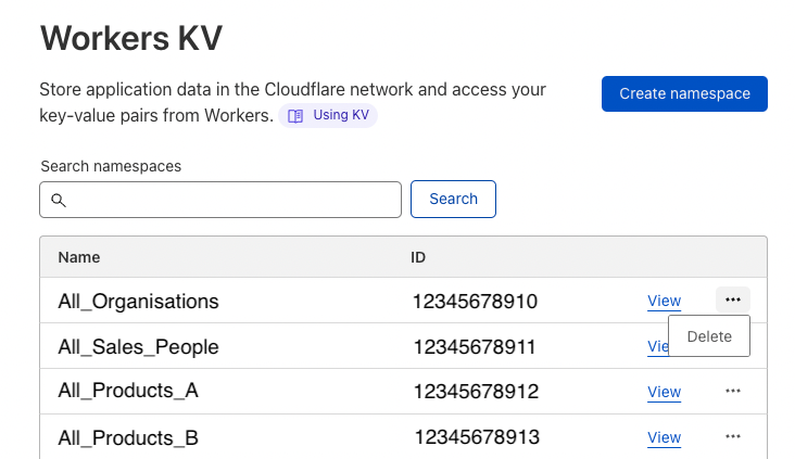 How to bulk delete KV in CloudFlare | by Marija Trachtenberg | Medium
