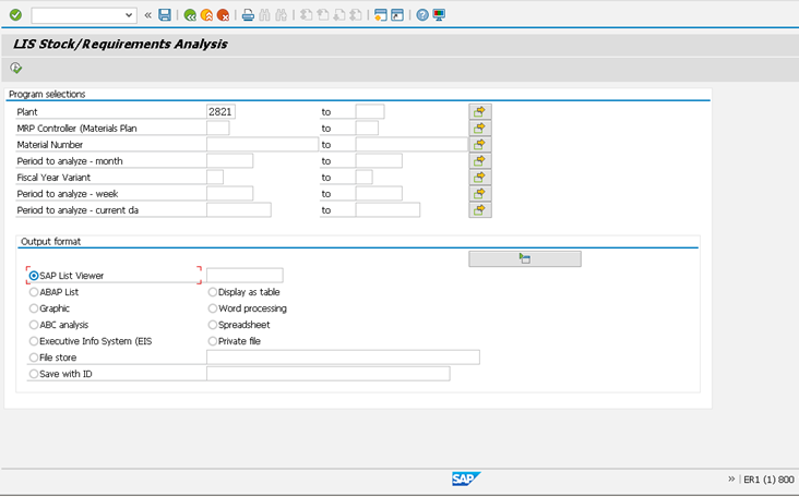Material Requirement Determination in SAP Process improvement in
