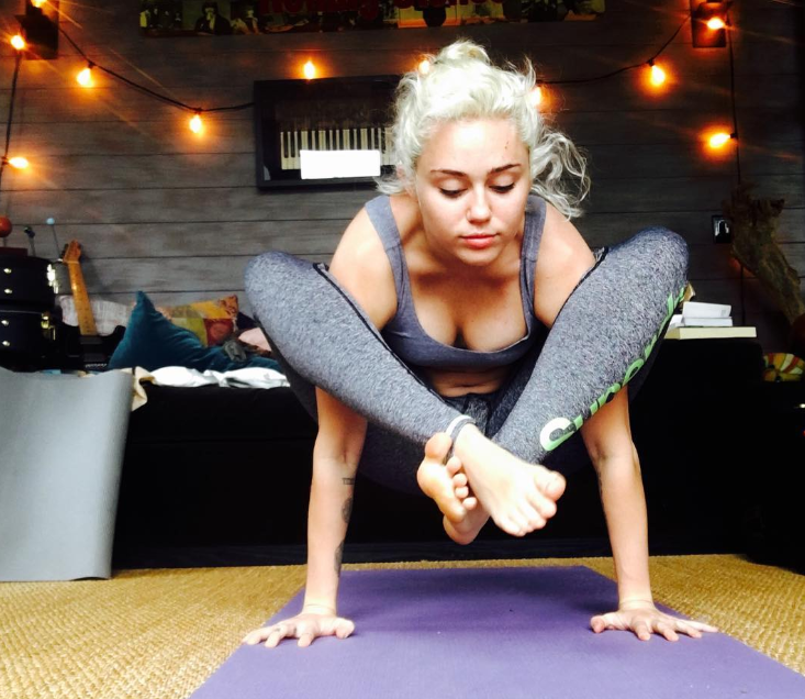 Miley Cyrus — Do Yoga or Go Crazy | by Akshi Yogashala | Medium
