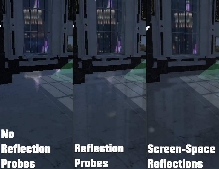 Reflection Probes vs. Screen-Space Reflections In Unity | by Vincent Taylor  | Medium