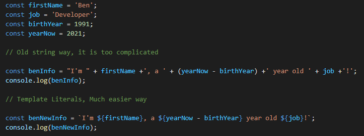 JavaScript Template Literals and Equality Operators - Benny Kang - Medium