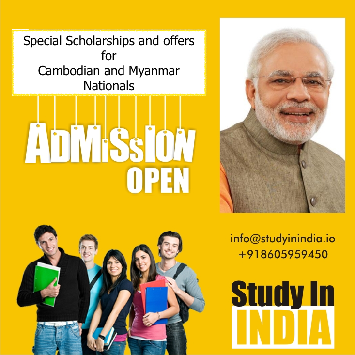 Study in India Scholarship Posters for various Countries | by Study In