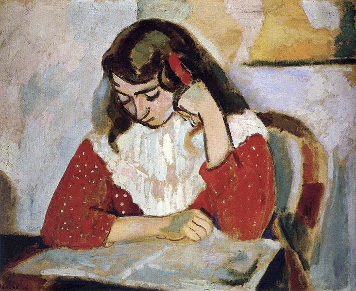 Women Reading : Notes on Henri Matisse | by Kerry Dooley Young | Medium