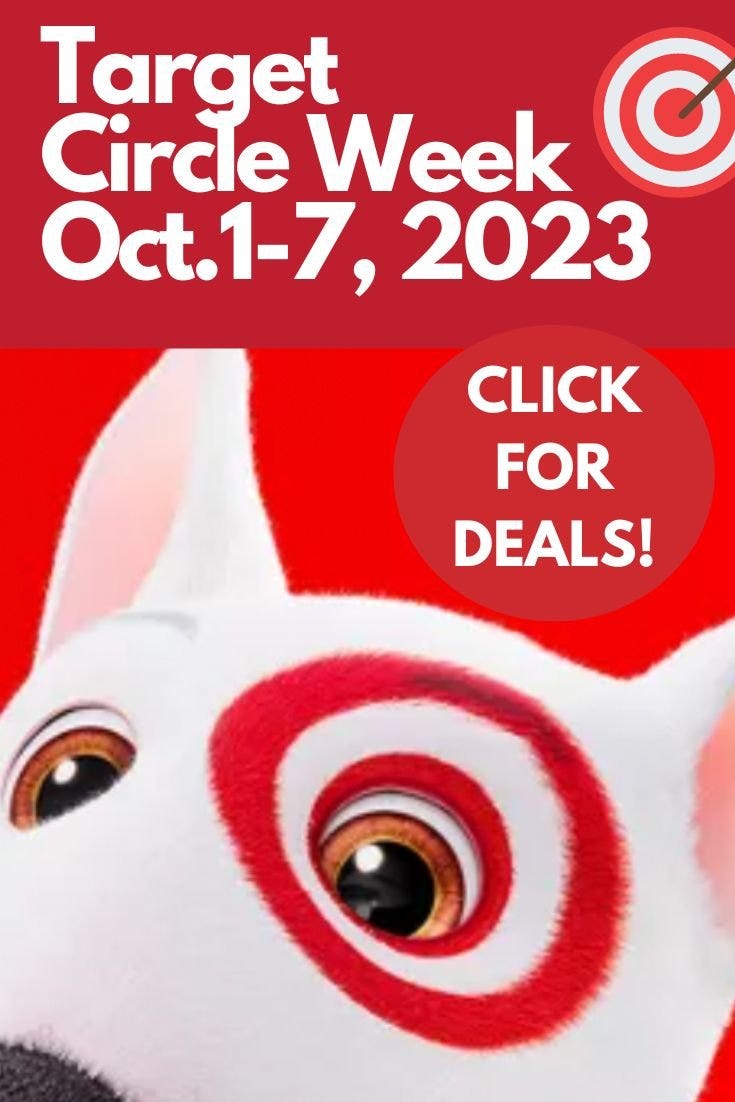 Target Circle Week Sale So Many Deals! by PomeroySays Oct, 2023