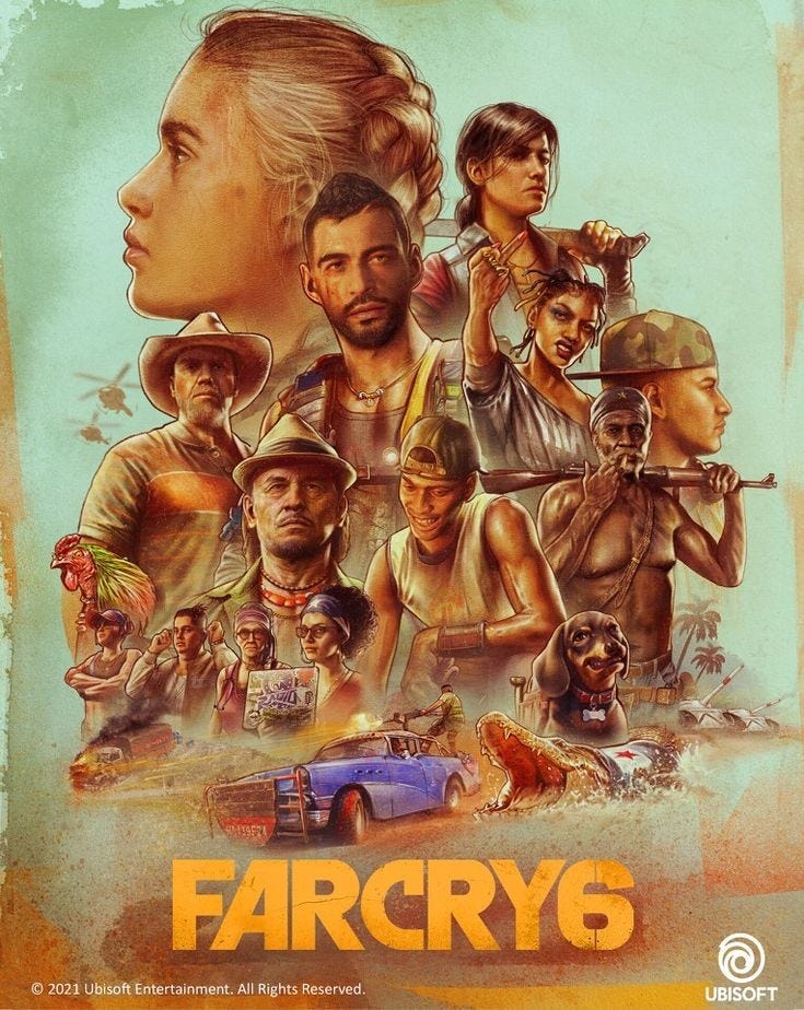My Pros and Cons of Far Cry 6. I'm a big fan of the Far Cry games, and…, by Angelique Valentini