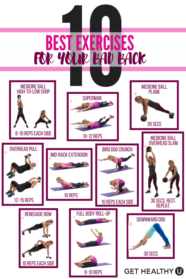 8 Best Lower Back Pain Stretches and Exercises - How to Relieve
