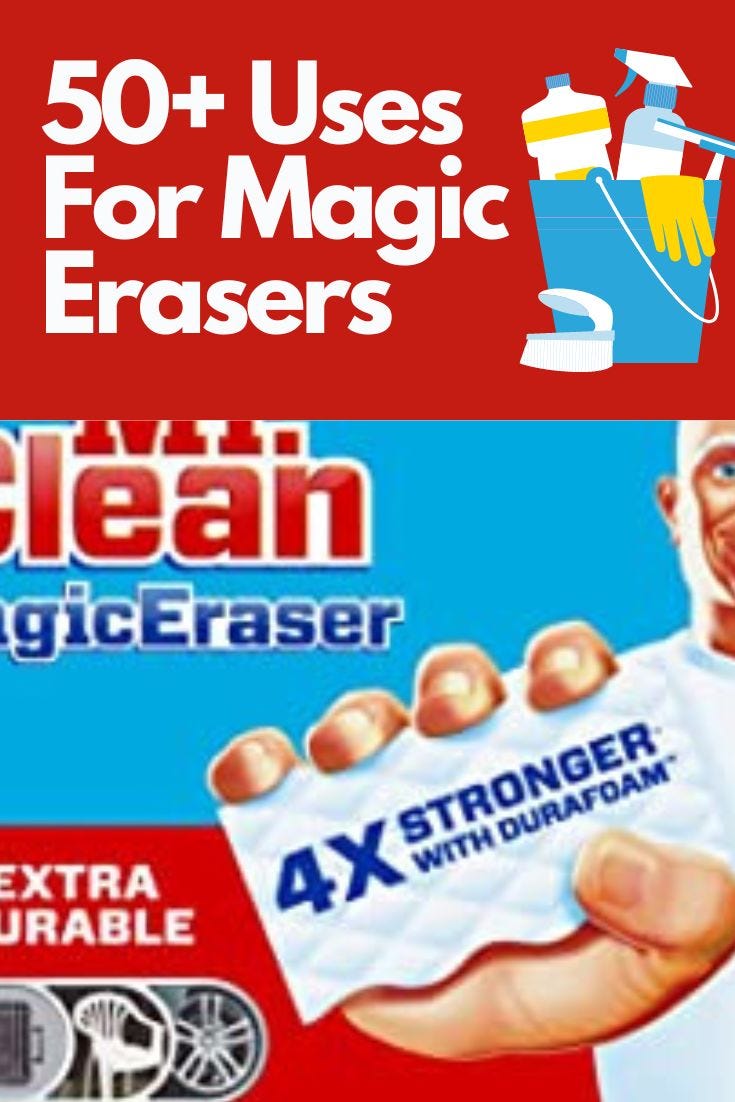 50+ Uses For Magic Erasers. They Really Are Magic! by PomeroySays