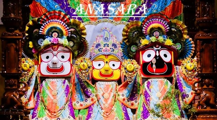 The Sacred Ritual of Anasara at Jagannath Temple