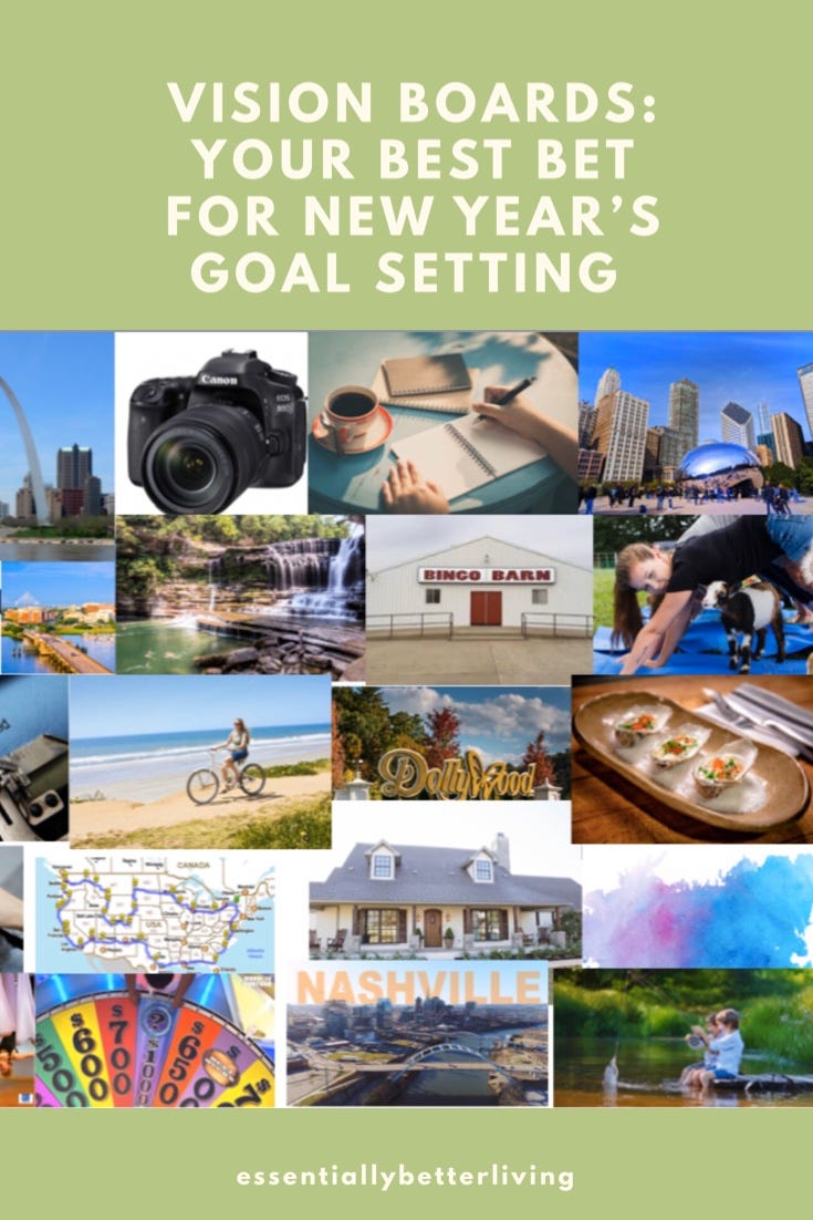 Make a Vision Board to Set Goals for the New Year