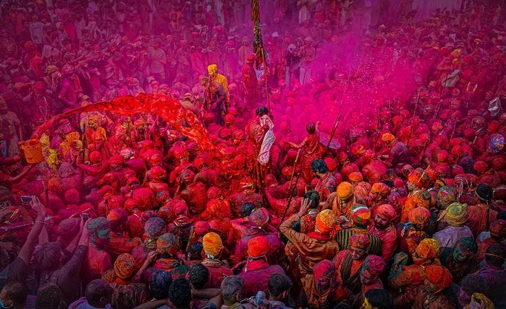 The Prism of the Street: Holi and the Dissolution of the Self