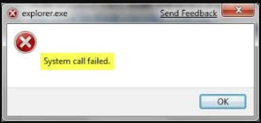 System call failed