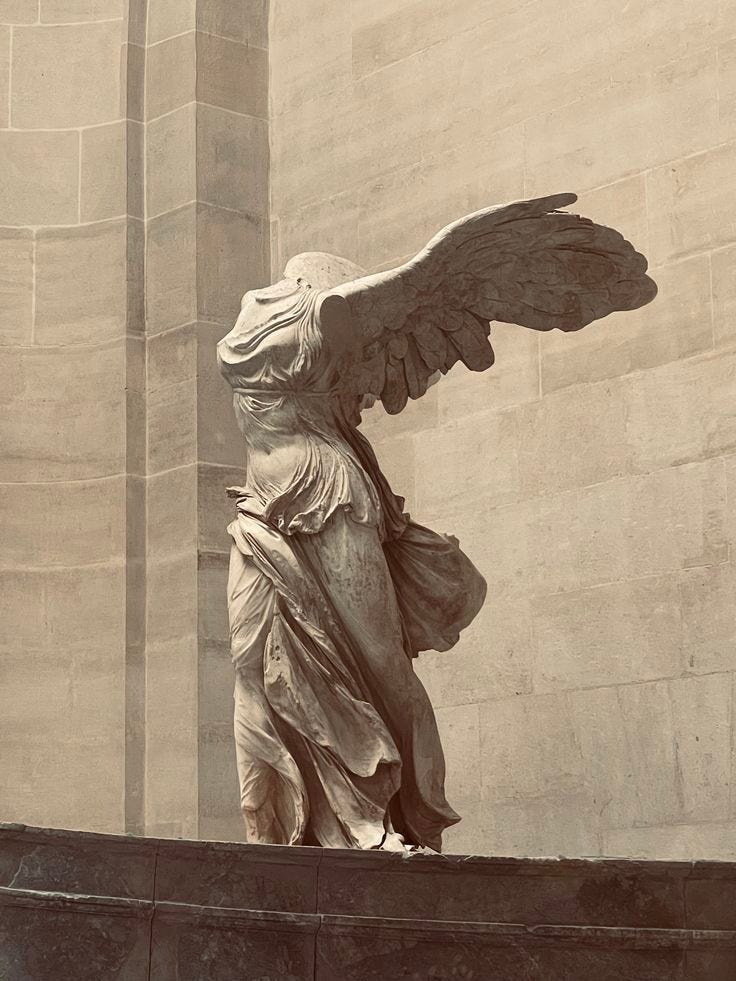 Winged Victory of Samothrace by Pythokritos