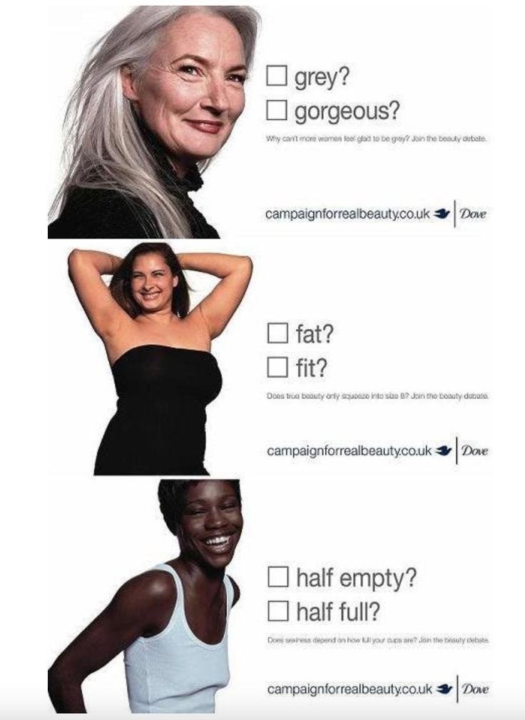 Dove campaign for “Real Beauty”