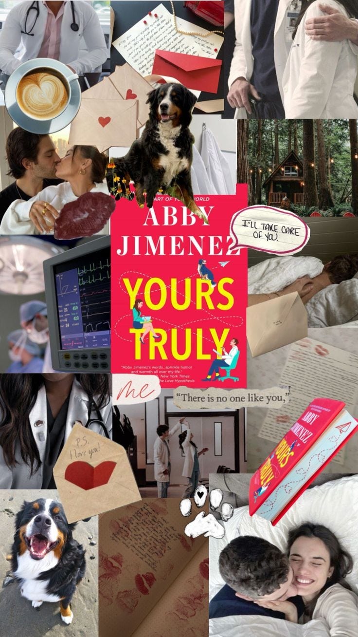 YOURS TRULY. Author Abby Jimenez by Imjustagirl Medium