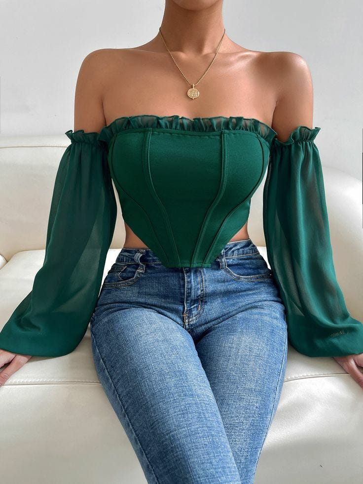Off Shoulder Tops: Spring. Off shoulder tops can be a great choice ...