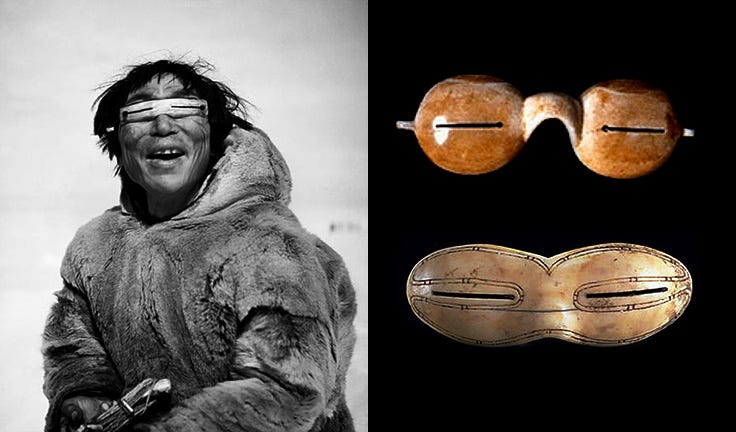 Evolution of Snowglasses to Sunglasses | Lessons History