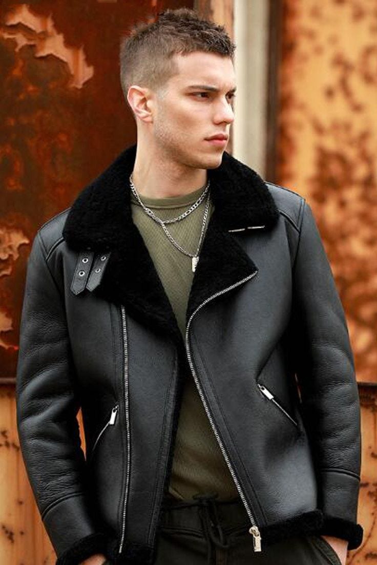 Stylish Look Casual Mens Designer Brown Leather Jacket - Jackets Creator
