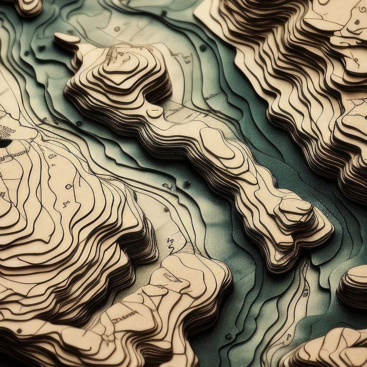 Topographic maps. What they are and how they represent… by Shami