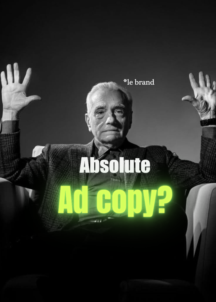 If Your Self-Absorbed Absolute Ads Are Getting Ignored, Add This to Fix Them.