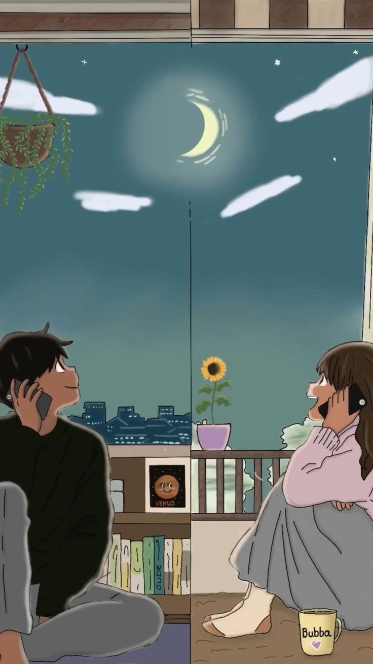 Anime long distance couple
