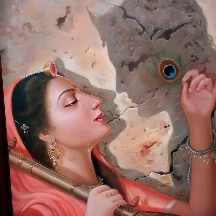 कृष्ण जी और मीरा की कहानी✨️