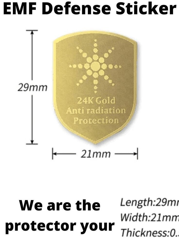 The Best product EMFDEFENSE. The Ultimate Negative Ions Sticker by