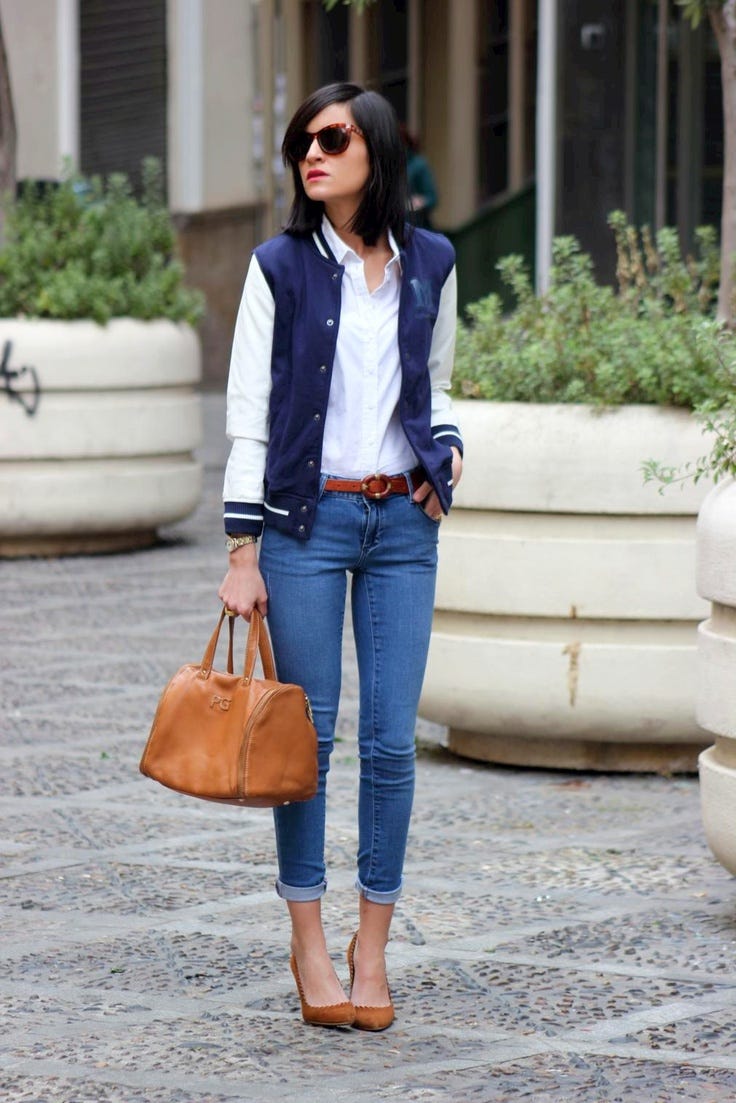 5 Places to Wear Women's Varsity Jackets and How? | by Oasis Jackets |  Medium