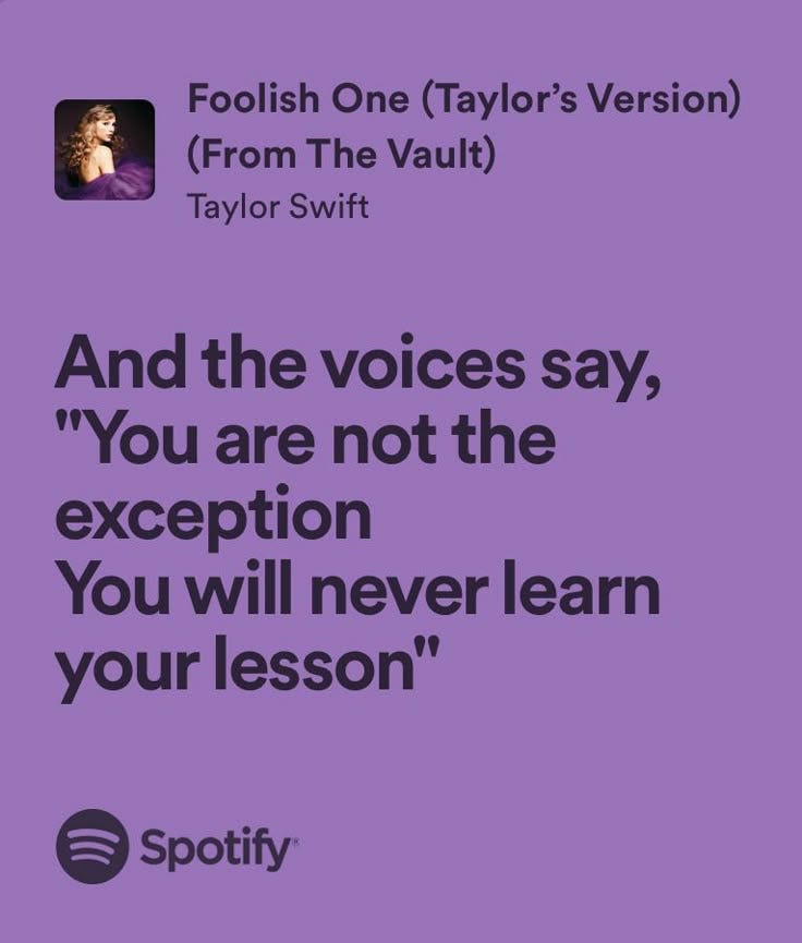A personal piece inspired by Taylor Swift’s “Foolish One”