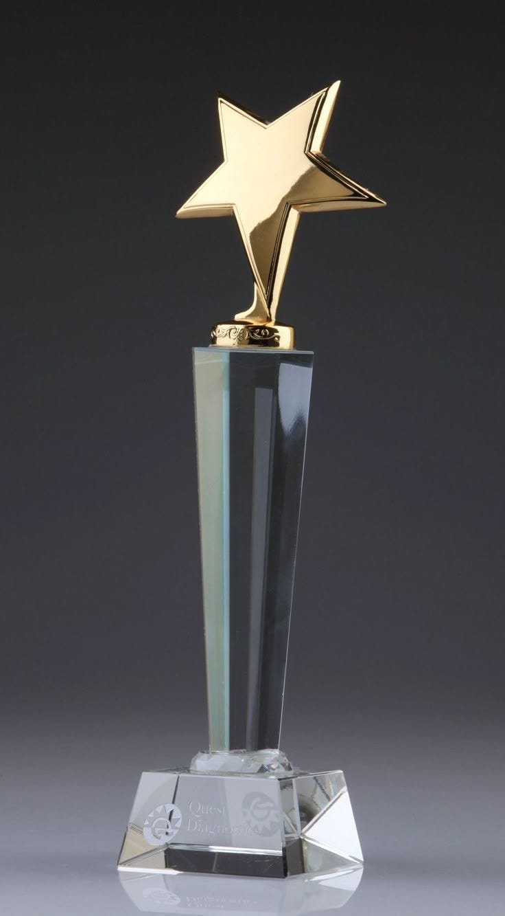 I MISSED MY FIRST AWARD