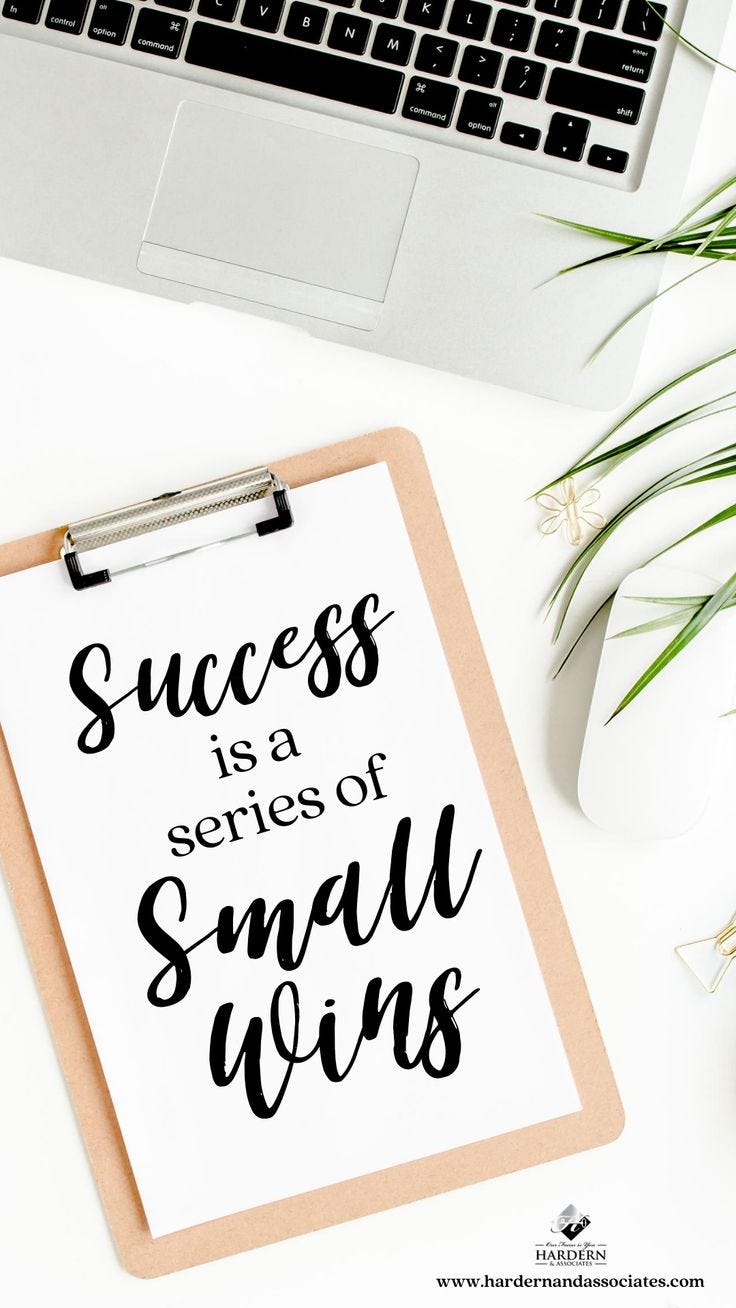 Acknowledging small wins | by Faith Amimo | Medium