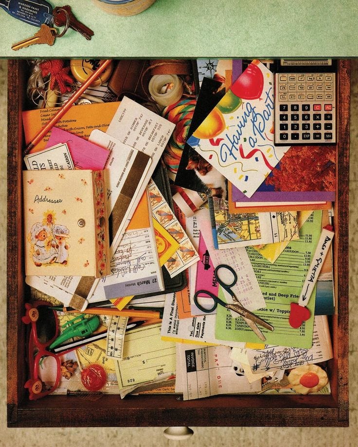 The junk drawer.
