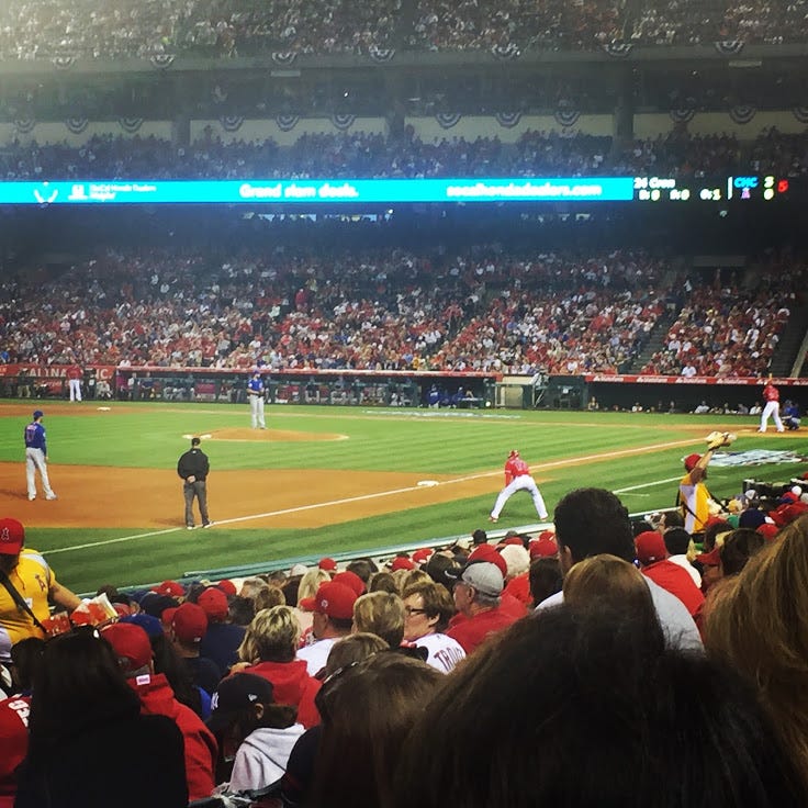 Opening Night in Anaheim. April 4, 2016.