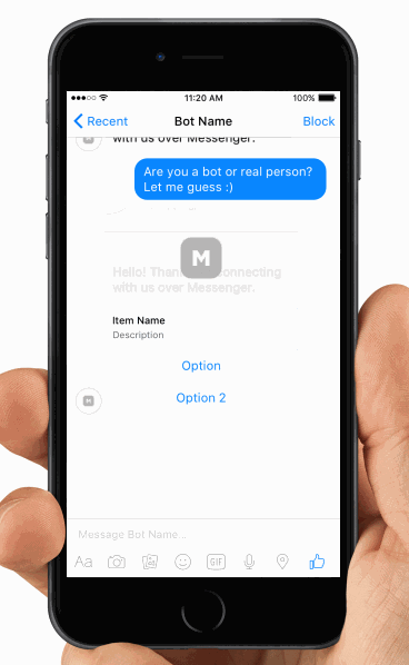 The Secret To Making Your Own Facebook Messenger Bot In Less Than 15  Minutes | by Jerry Wang | Chatbots Magazine