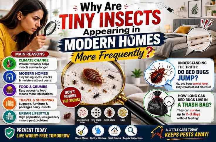 Why Are Tiny Insects Appearing in Modern Homes More Frequently?\