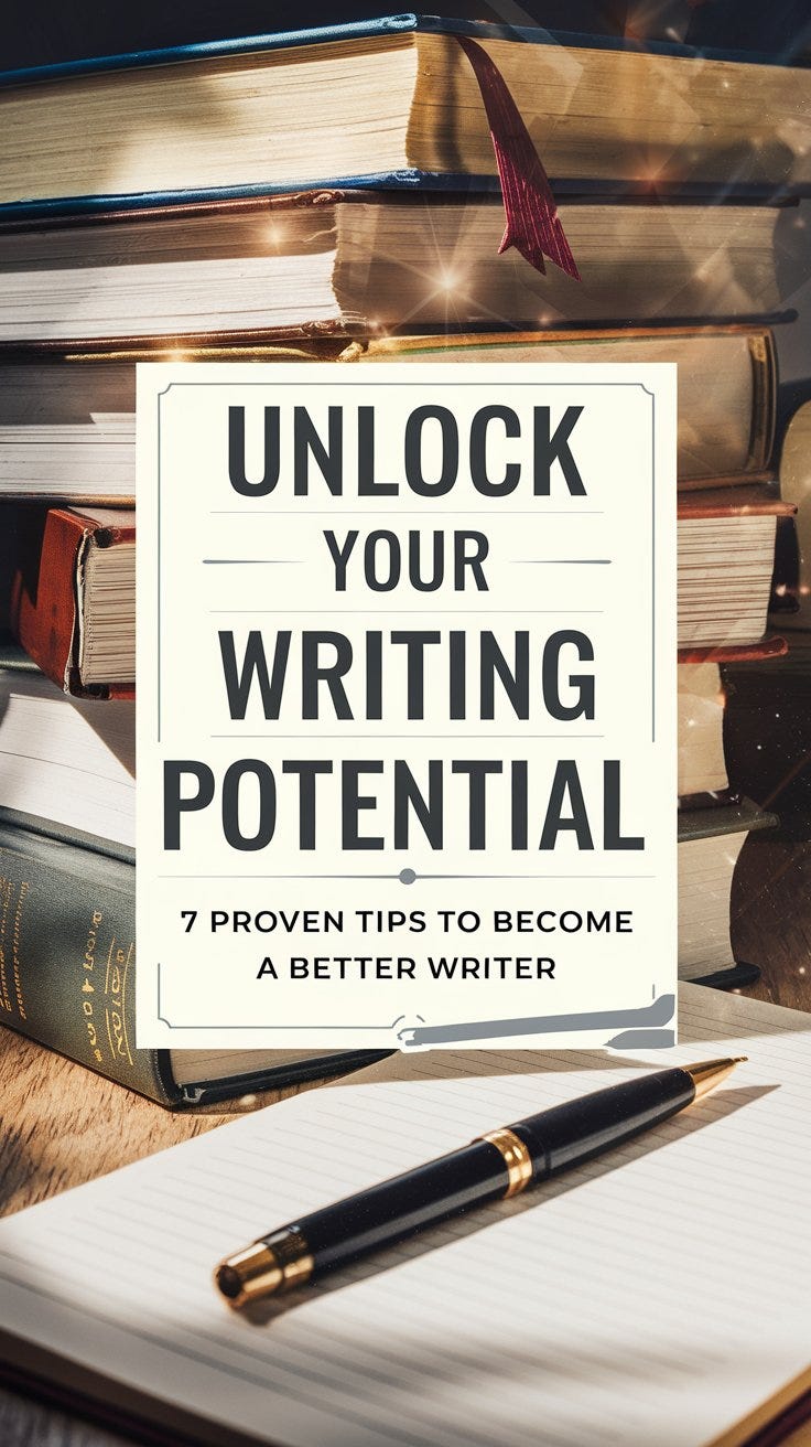 Unlock Your Writing Potential 7 Proven Tips to a Better Writer(07)