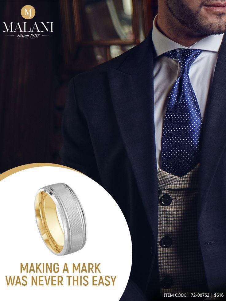 22K Gold Ring for Men — Timeless Style Meets Masculine Elegance at Malani