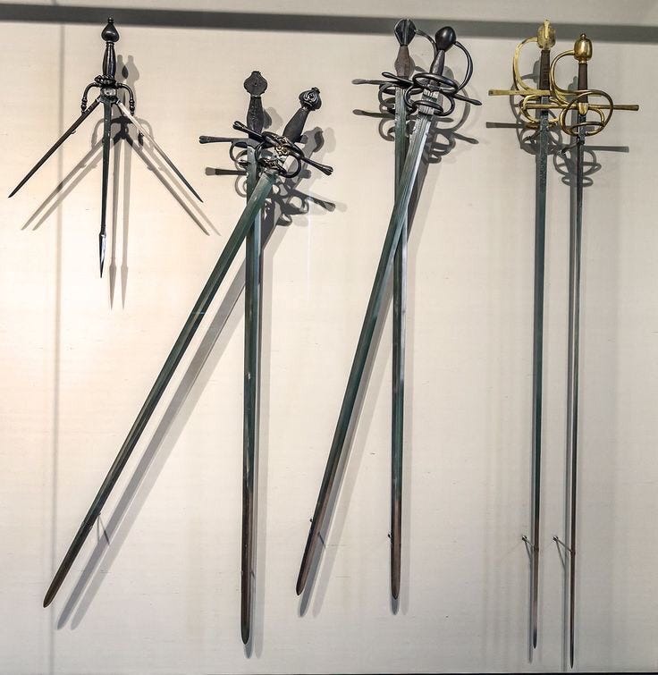 其他文藝復興雙劍的展示