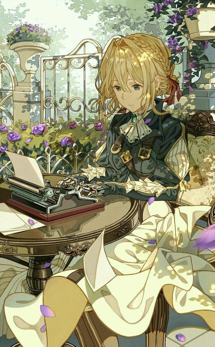 Anime violet evergarden sad anime icons HD phone wallpaper  Pxfuel