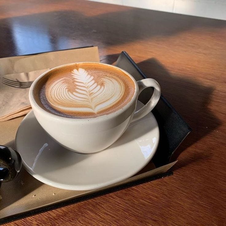 Damien; A cup of coffee and a little happiness for you.