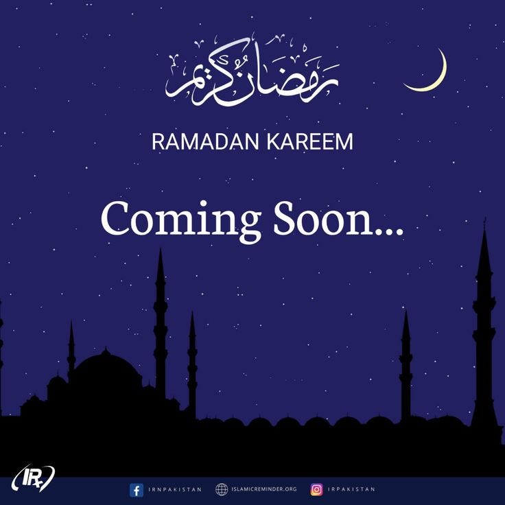 Ramzan Is Coming Soon :
