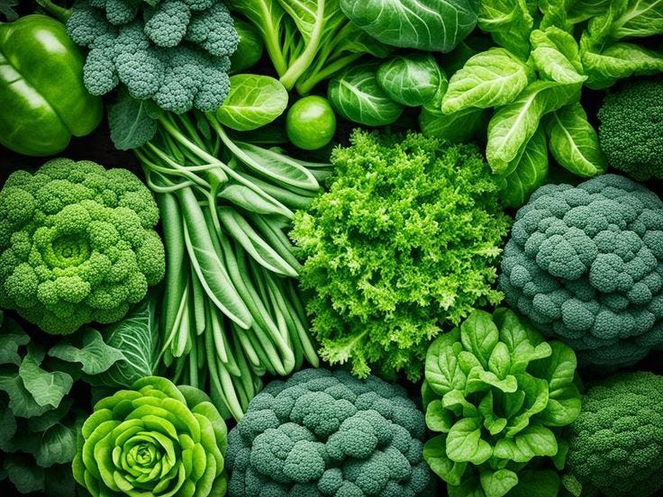 Green leafy vegetables are highly nutritious and offer a wide range of