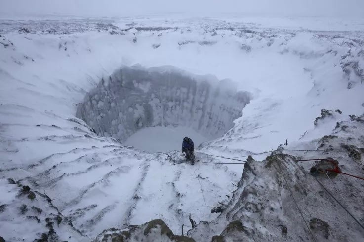 Massive Craters From Methane Explosions Discovered in Arctic Ocean Where Ice Melted
