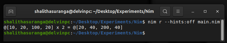 Creating a new sequence based on an existing sequence using the map() procedure, a screenshot by the author