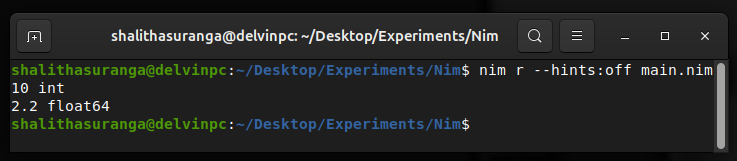 Using the SomeNumber type class, a screenshot by the author
