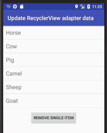 Updating data in an Android RecyclerView | by Suragch | Medium