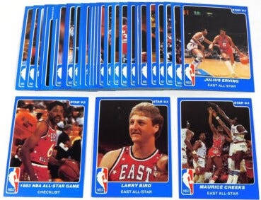 Lot - 1983 Star Basketball Larry Bird All-Star