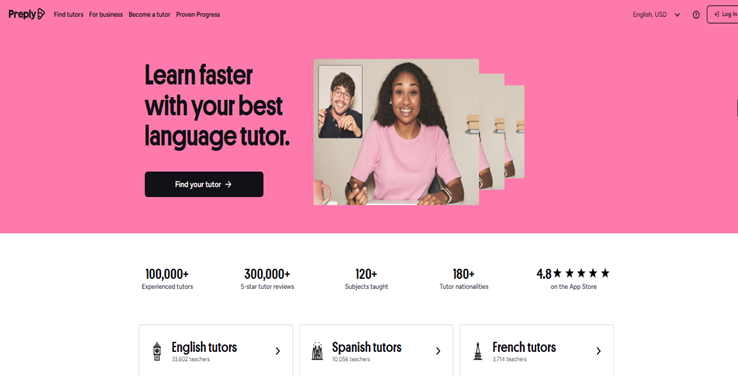 Preply Review 2026 Best Online English Tutors for Beginners